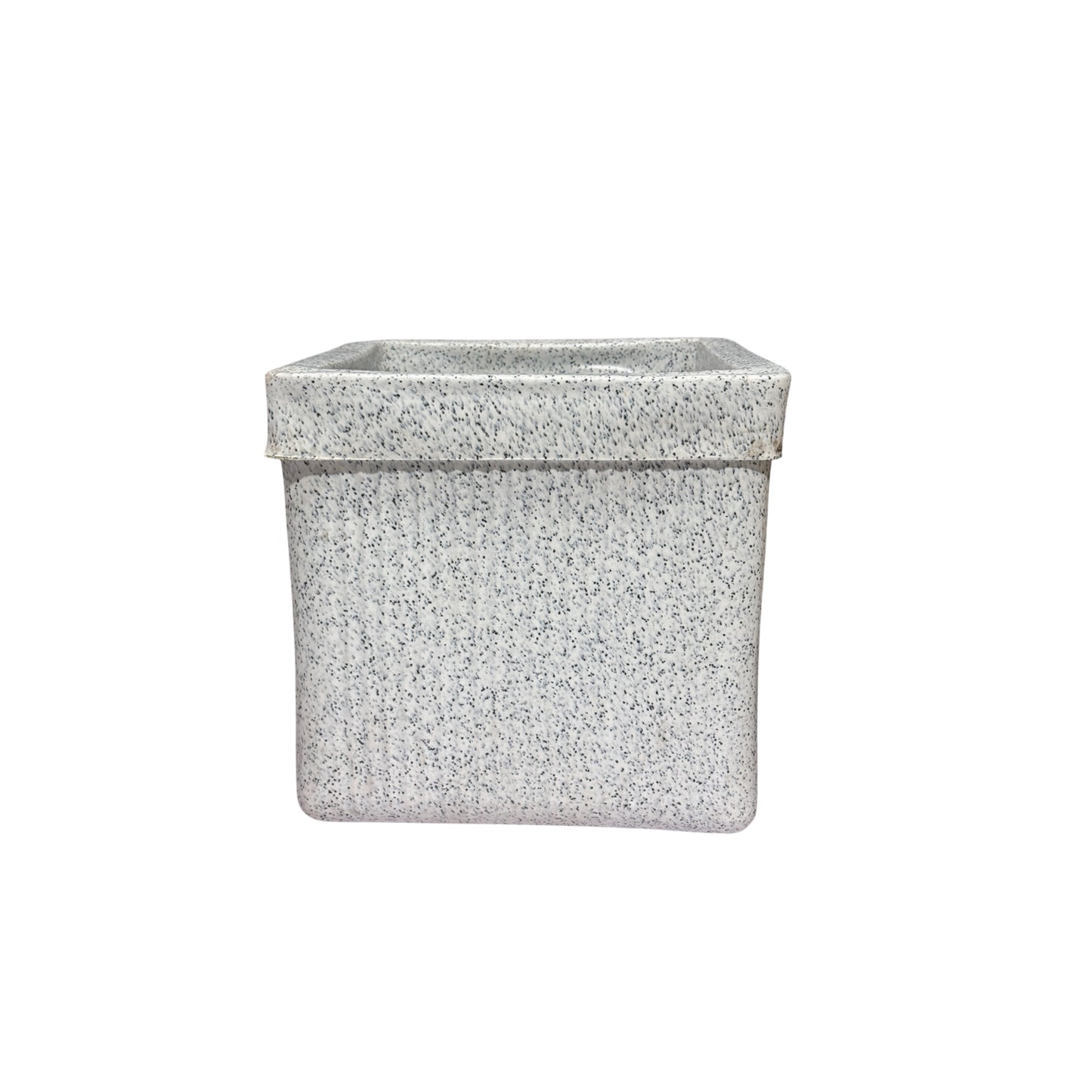 GARDENCIA ROTO ZEN 01 Pot – Square Planter with Dot Finish Colour | Non-Breakable & Light Weight Outdoor & Indoor Flower Pot | Heavy-Duty Large Plant Container for Big House, Patio, Garden & Balcony