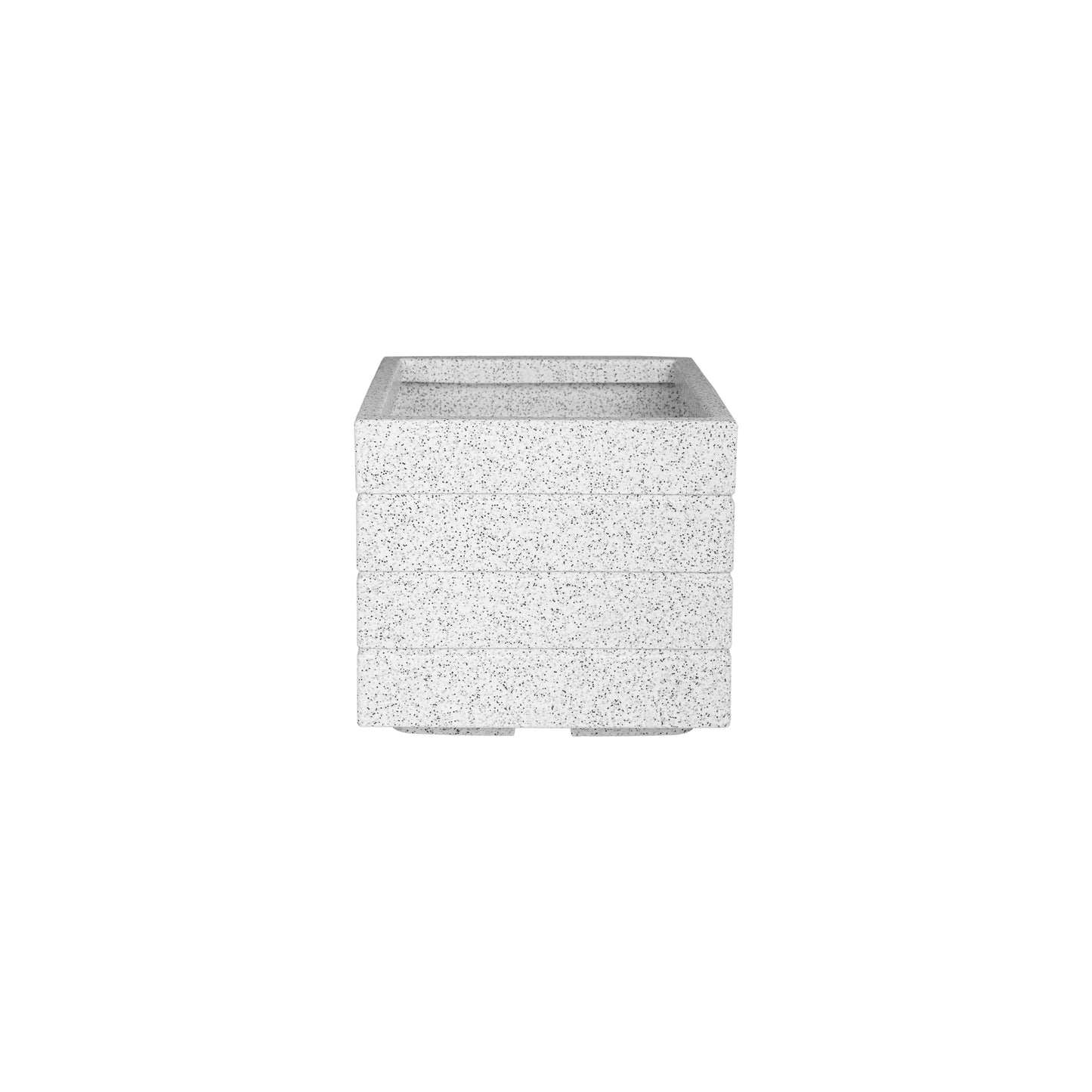 GARDENCIA ROTO SQUARE Pot Combo – Square Planter with Dot Finish Colour | Non-Breakable & Light Weight Outdoor & Indoor Flower Pot | Heavy-Duty Large Plant Container for Big House, Patio, Garden & Balcony