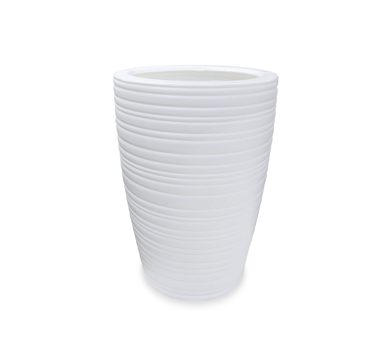 GARDENCIA VIVA 25 Inch Long Round Planter Pot | Blow Molded Flower Pot for Indoor & Outdoor Plants | Lightweight Heavy Duty Garden Pot | Weather Resistant Decorative Planter for Home Garden & Terrace Garden