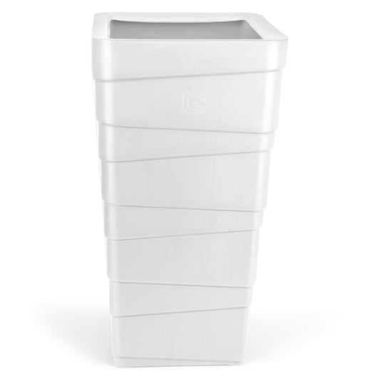 GARDENCIA B ZIGZAG 28 Inch Long Square Planter Pot | Blow Molded Flower Pot for Indoor & Outdoor Plants | Lightweight Heavy Duty Garden Pot | Weather Resistant Decorative Planter for Home Garden & Terrace Garden