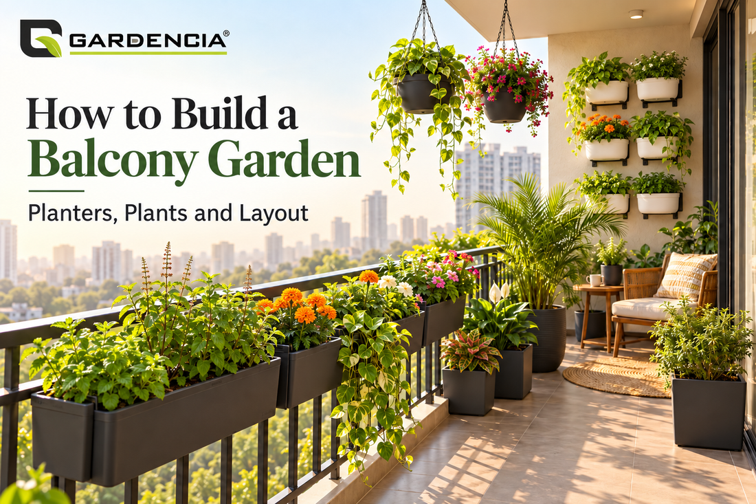 How to Build a Balcony Garden: Planters, Plants and Layout