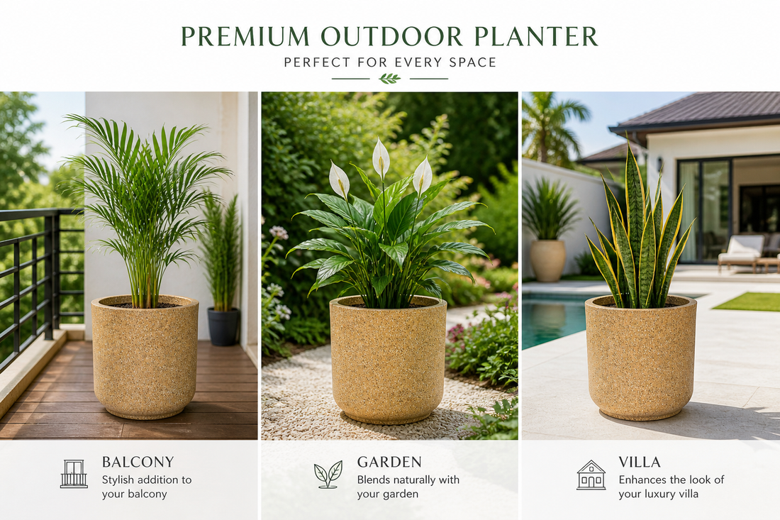 Premium Roto-Molded Planters for Indoor &amp; Outdoor Spaces