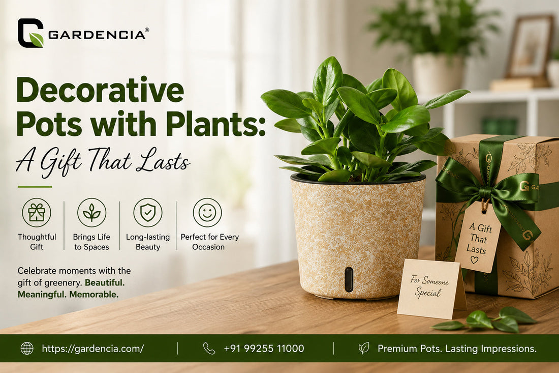 Plant Gift Ideas: Decorative Pots with Plants for Gifting 