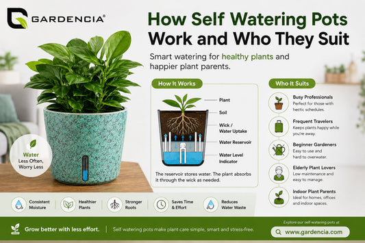 How Self Watering Pots Work and Who They Suit