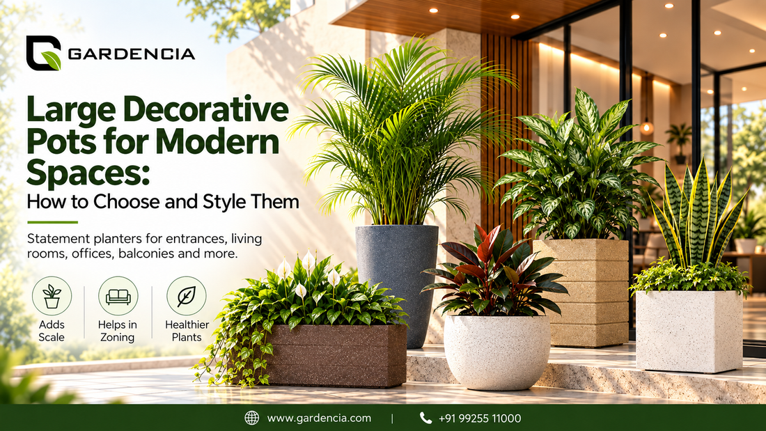 Large Decorative Pots for Modern Spaces