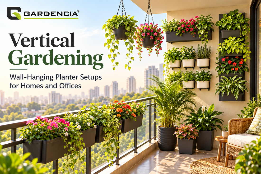 Vertical Gardening: Wall-Hanging Planter Setups for Homes and Offices