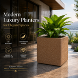 GARDENCIA ROTO BOX – Square Planter with Dot Finish Colour