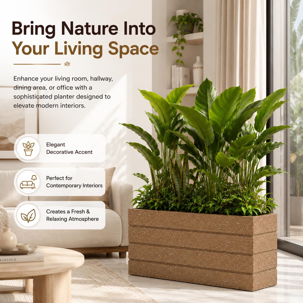 Gardencia Roto G Tray Rectangle Pots