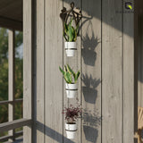 GARDENCIA Cone Self Watering Pot 6 Inch with Hanging Chain Modern Hanging Planter for Indoor & Outdoor Plants, Durable Plastic Pot Ideal for Balcony, Home & Office Decor
