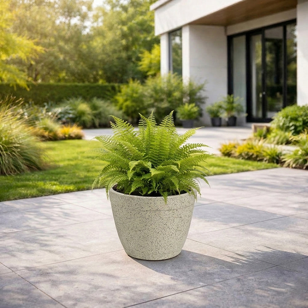 GARDENCIA ROTO Candy 9/11/13" Morden Round Planter Pot