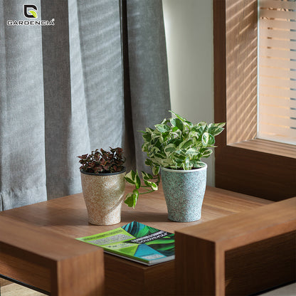 Cone Painted Self Watering Pot