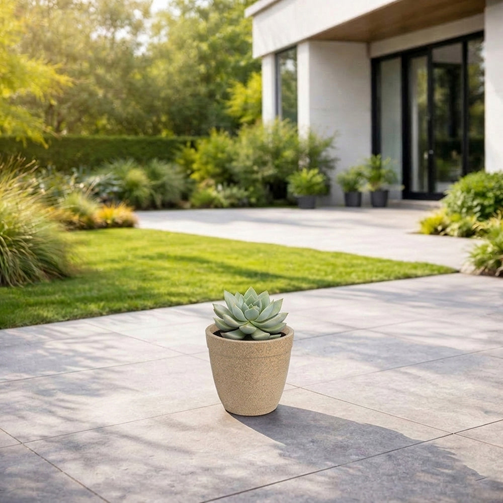 GARDENCIA ROTO Candy 9/11/13" Morden Round Planter Pot