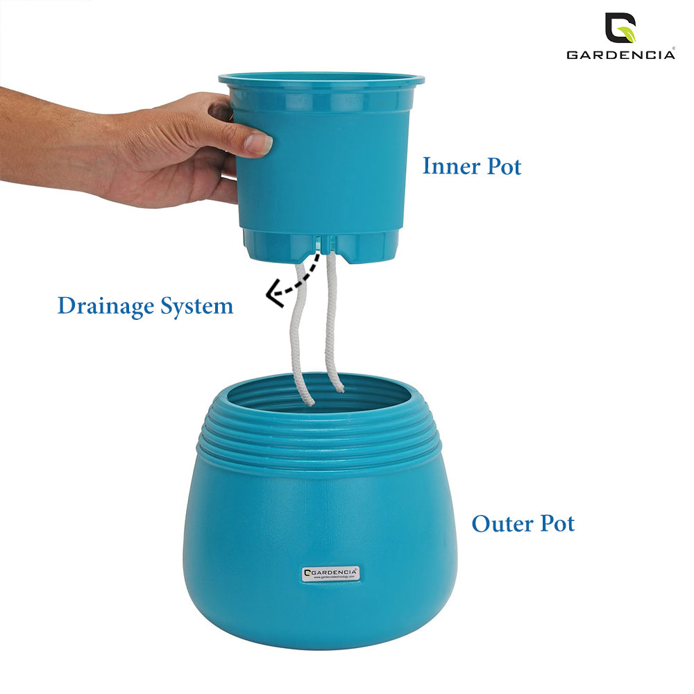 GARDENCIA Balloon Self Watering Planter