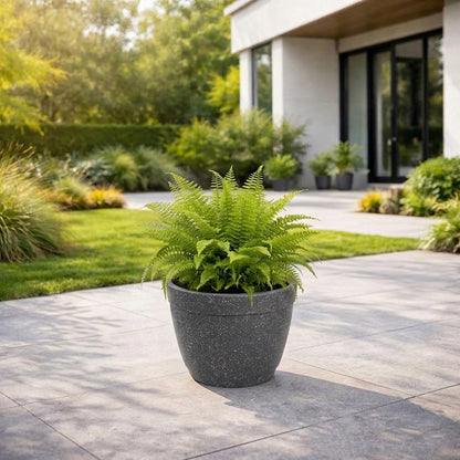 GARDENCIA ROTO Candy 9/11/13" Morden Round Planter Pot