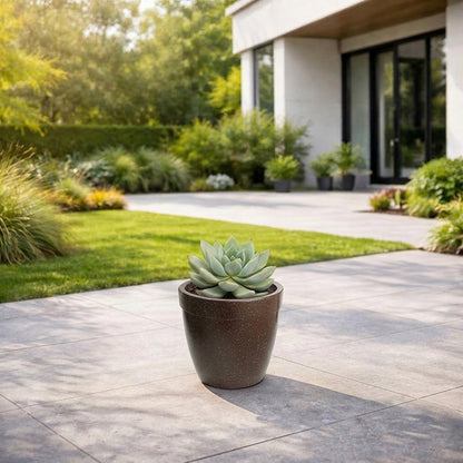 GARDENCIA ROTO Candy 9/11/13" Morden Round Planter Pot