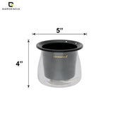 GARDENCIA Conic Self Watering Pot for Indoor & Outdoor Plants | Glossy Polypropylene with UV Protection | Modern Planter for Home, Balcony, Office & Garden Dcor