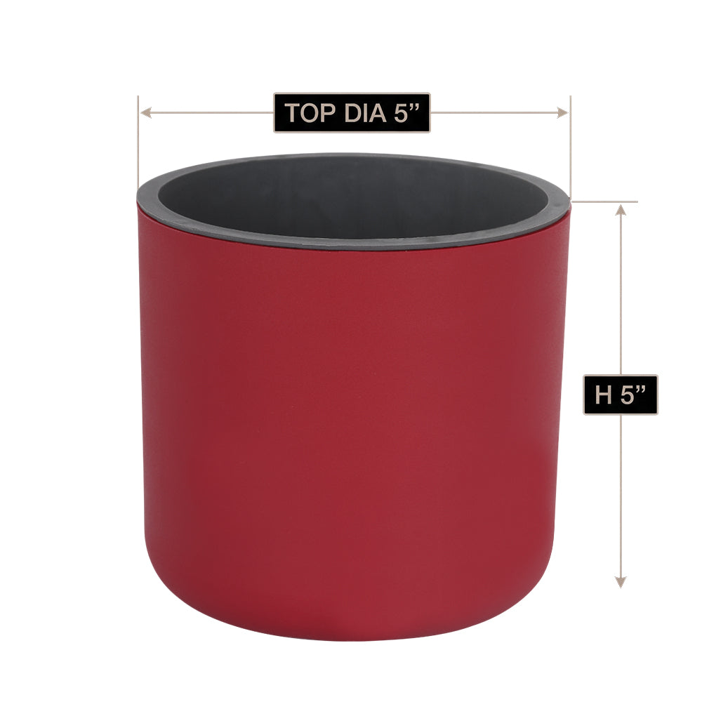 Gardencia Lorenzo Self Watering  Pot 5 Inch - Flower Pots & Indoor Planters for Home Decore, Living Room, Kitchen, Bedroom, Office Desk, Gifting