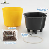Gardencia Cube 6/12" Self Watering Square Pot