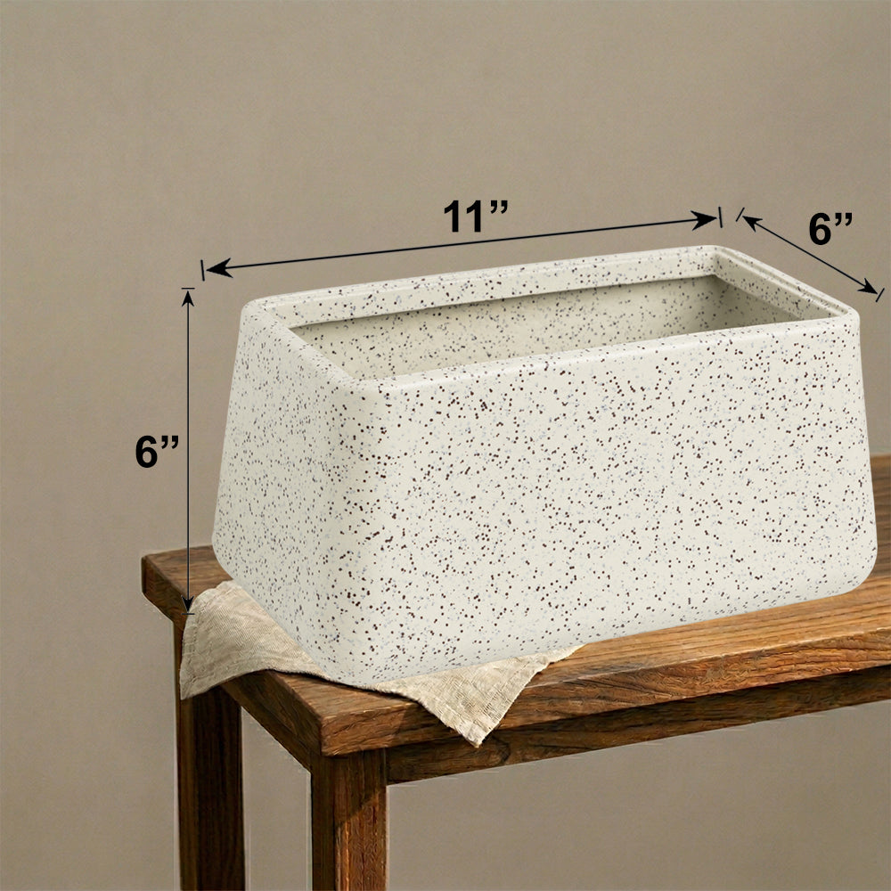 GARDENCIA Roto Tiny 06 Self Watering Rectangular Pot 11"