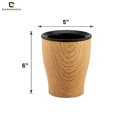 Cone Printed Self Watering Pot