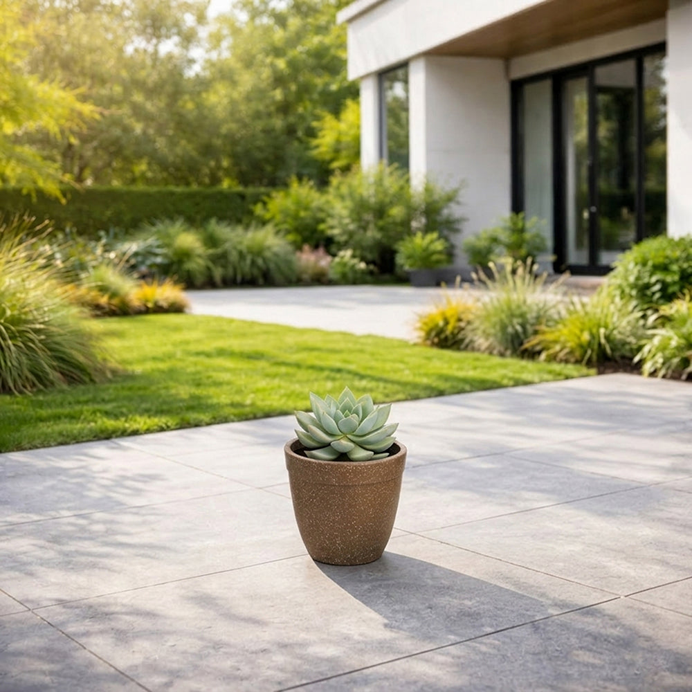 GARDENCIA ROTO Candy 9/11/13" Morden Round Planter Pot