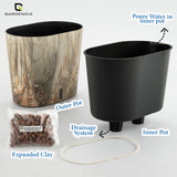 Cavender Printed Self Watering Pot