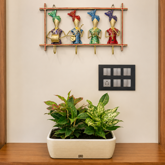 GARDENCIA Contessa Self Watering Rectangular Planter 15"