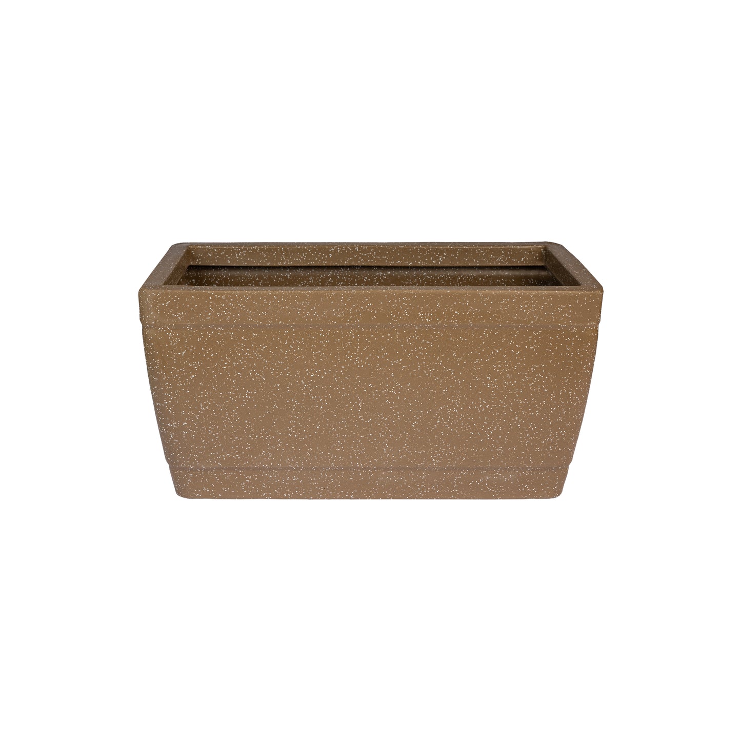 Gardencia Roto Dove Canon Rectangle Planter with Dot Finish Color