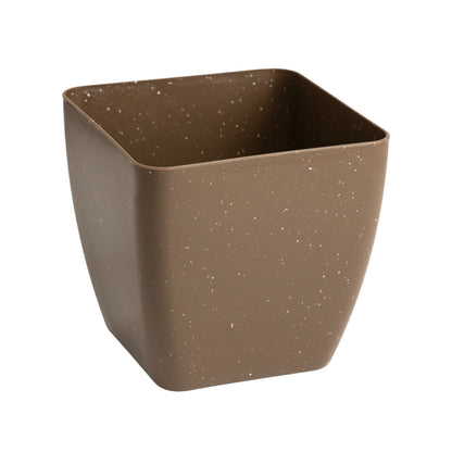 GARDENCIA Self Watering Flower Pot Lizza with Inner Tray, Plastic Planter, Lightweight, 15x15x18 cm, Pack of 7