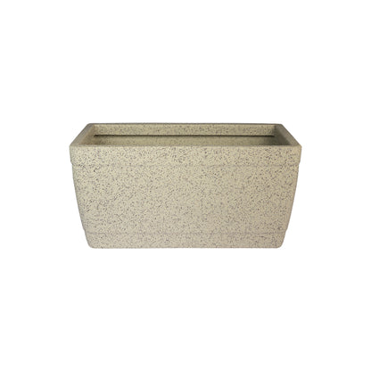 Gardencia Roto Dove Canon Rectangle Planter with Dot Finish Color