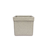 GARDENCIA ROTO ZEN 01 Pot – Square Planter with Dot Finish Colour | Non-Breakable & Light Weight Outdoor & Indoor Flower Pot | Heavy-Duty Large Plant Container for Big House, Patio, Garden & Balcony