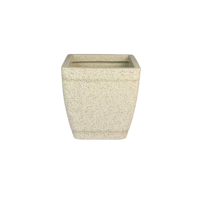 GARDENCIA ROTO DOVE – Square Planter with Dot Finish Colour