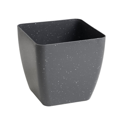 GARDENCIA Self Watering Flower Pot Lizza with Inner Tray, Plastic Planter, Lightweight, 15x15x18 cm, Pack of 7