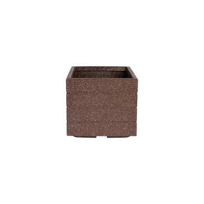 GARDENCIA ROTO SQUARE Pot Combo – Square Planter with Dot Finish Colour | Non-Breakable & Light Weight Outdoor & Indoor Flower Pot | Heavy-Duty Large Plant Container for Big House, Patio, Garden & Balcony