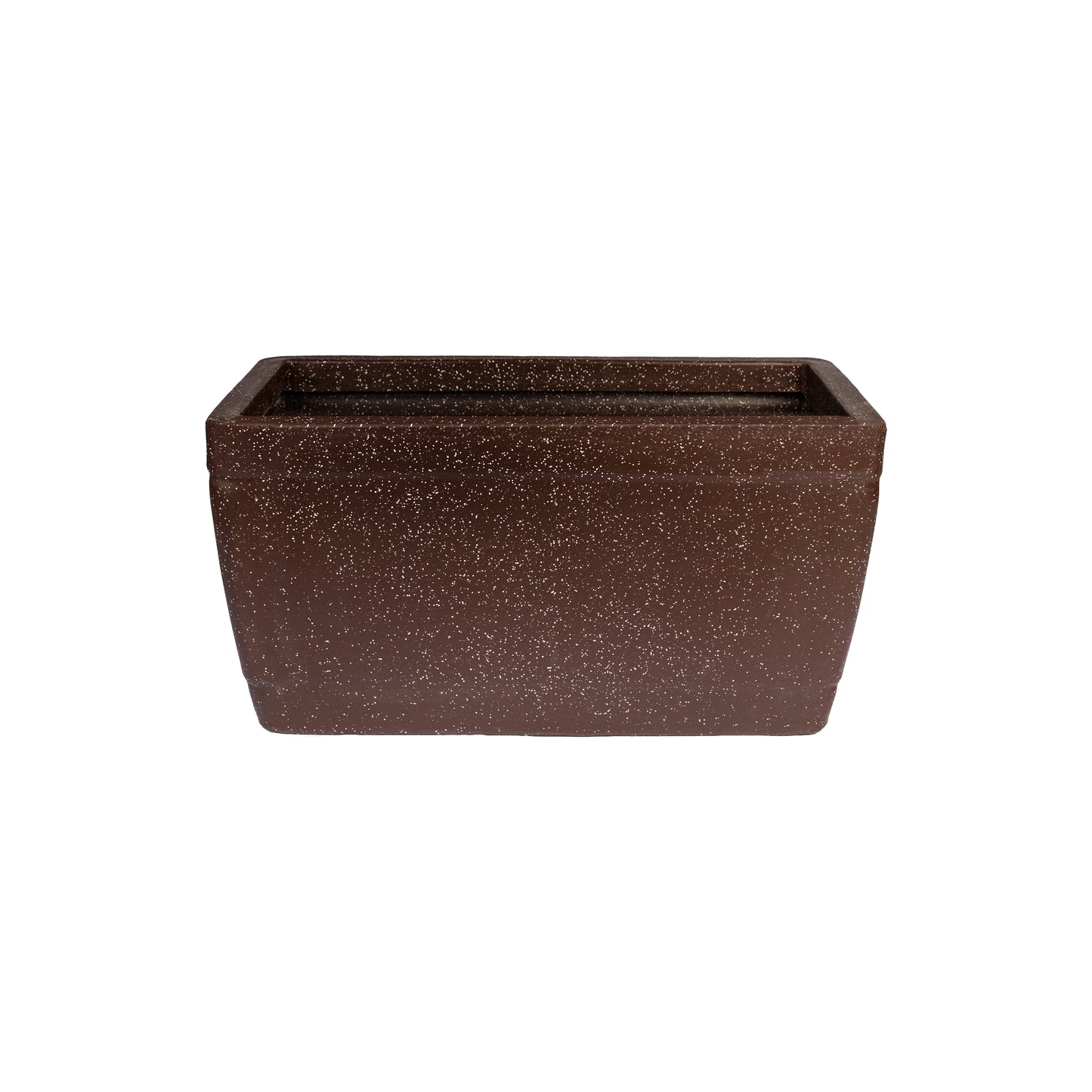 Gardencia Roto Dove Canon Rectangle Planter with Dot Finish Color