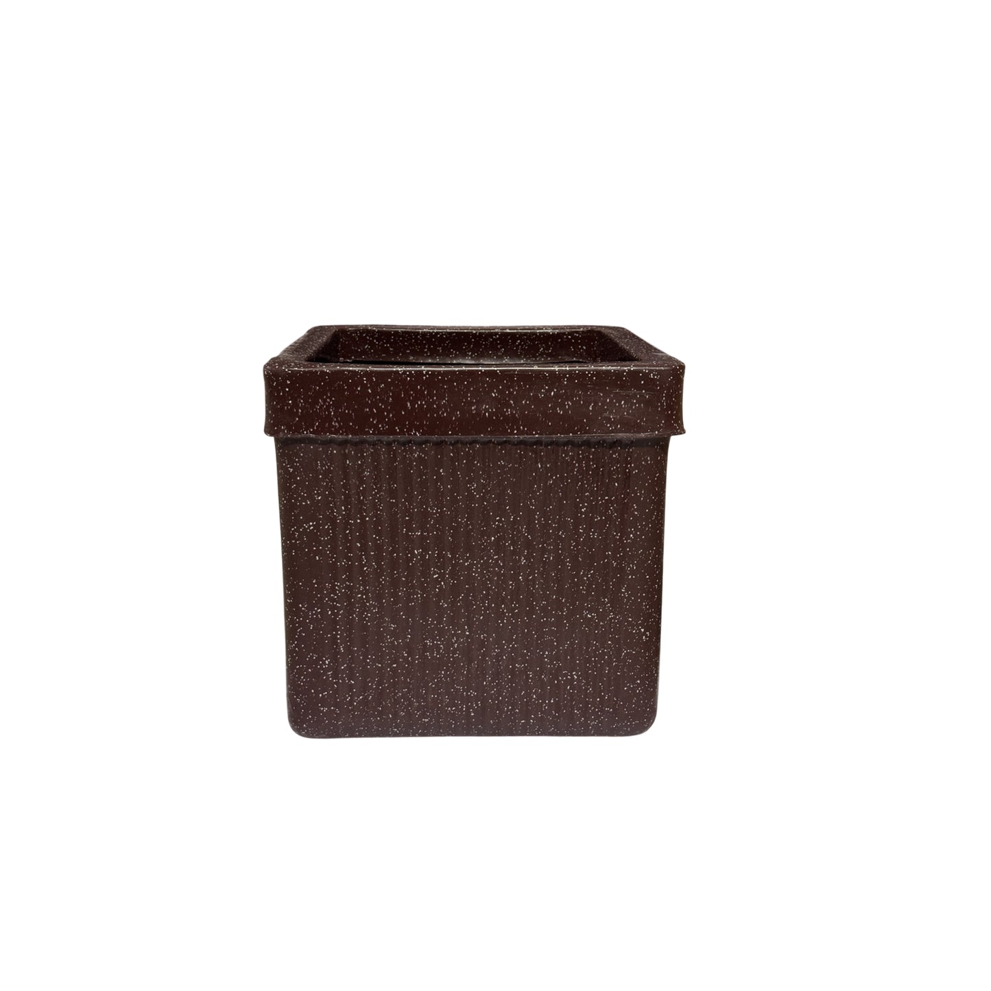 GARDENCIA ROTO ZEN 01 Pot – Square Planter with Dot Finish Colour | Non-Breakable & Light Weight Outdoor & Indoor Flower Pot | Heavy-Duty Large Plant Container for Big House, Patio, Garden & Balcony
