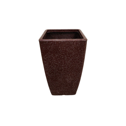 GARDENCIA ROTO MOCHA Pot – Long Square Planter with Dot Finish Colour | Non-Breakable & Light Weight Outdoor & Indoor Flower Pot | Heavy-Duty Large Plant Container for Big House, Patio, Garden & Balcony