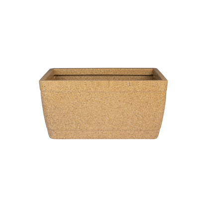 Gardencia Roto Dove Canon Rectangle Planter with Dot Finish Color