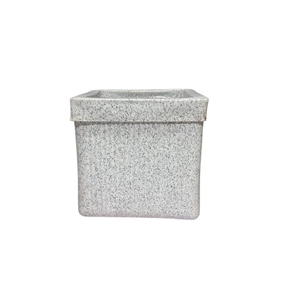 GARDENCIA ROTO ZEN 01 Pot – Square Planter with Dot Finish Colour | Non-Breakable & Light Weight Outdoor & Indoor Flower Pot | Heavy-Duty Large Plant Container for Big House, Patio, Garden & Balcony