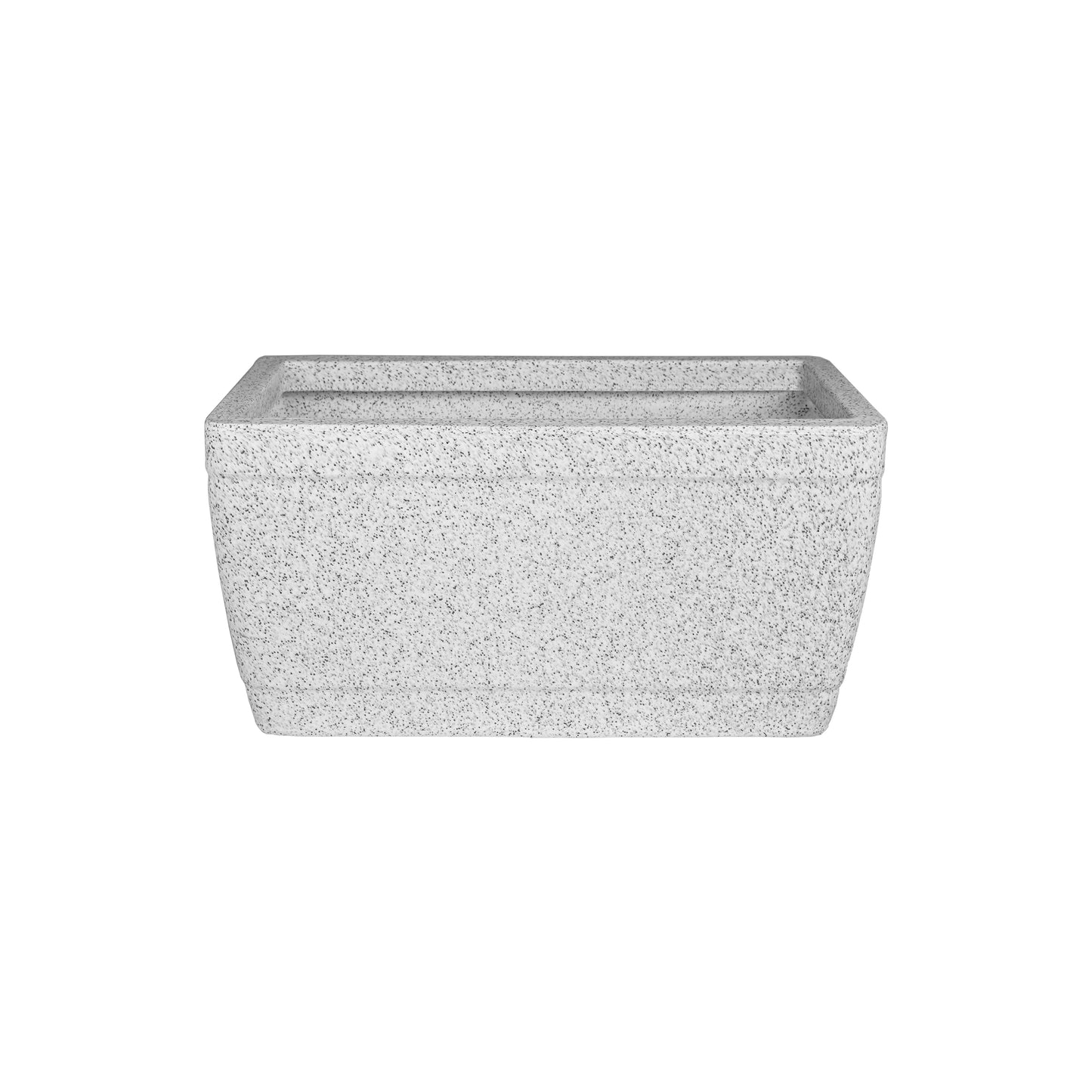 Gardencia Roto Dove Canon Rectangle Planter with Dot Finish Color