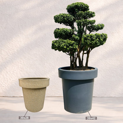 GARDENCIA ROT V Series Pots for Planter Big Size - Lightweight, Durable, Outdoor & Indoor Planters