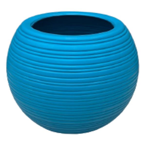 GARDENCIA JUPITER BIG 16 Inch Round(Matka) Planter Pot | Blow Molded Flower Pot for Indoor & Outdoor Plants | Lightweight Heavy Duty Garden Pot | Weather Resistant Decorative Planter for Home Garden & Terrace Garden