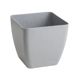 GARDENCIA Self Watering Flower Pot Lizza with Inner Tray, Plastic Planter, Lightweight, 15x15x18 cm, Pack of 7