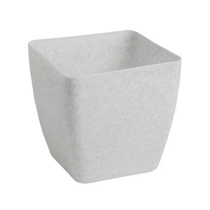 GARDENCIA Self Watering Flower Pot Lizza with Inner Tray, Plastic Planter, Lightweight, 15x15x18 cm, Pack of 7