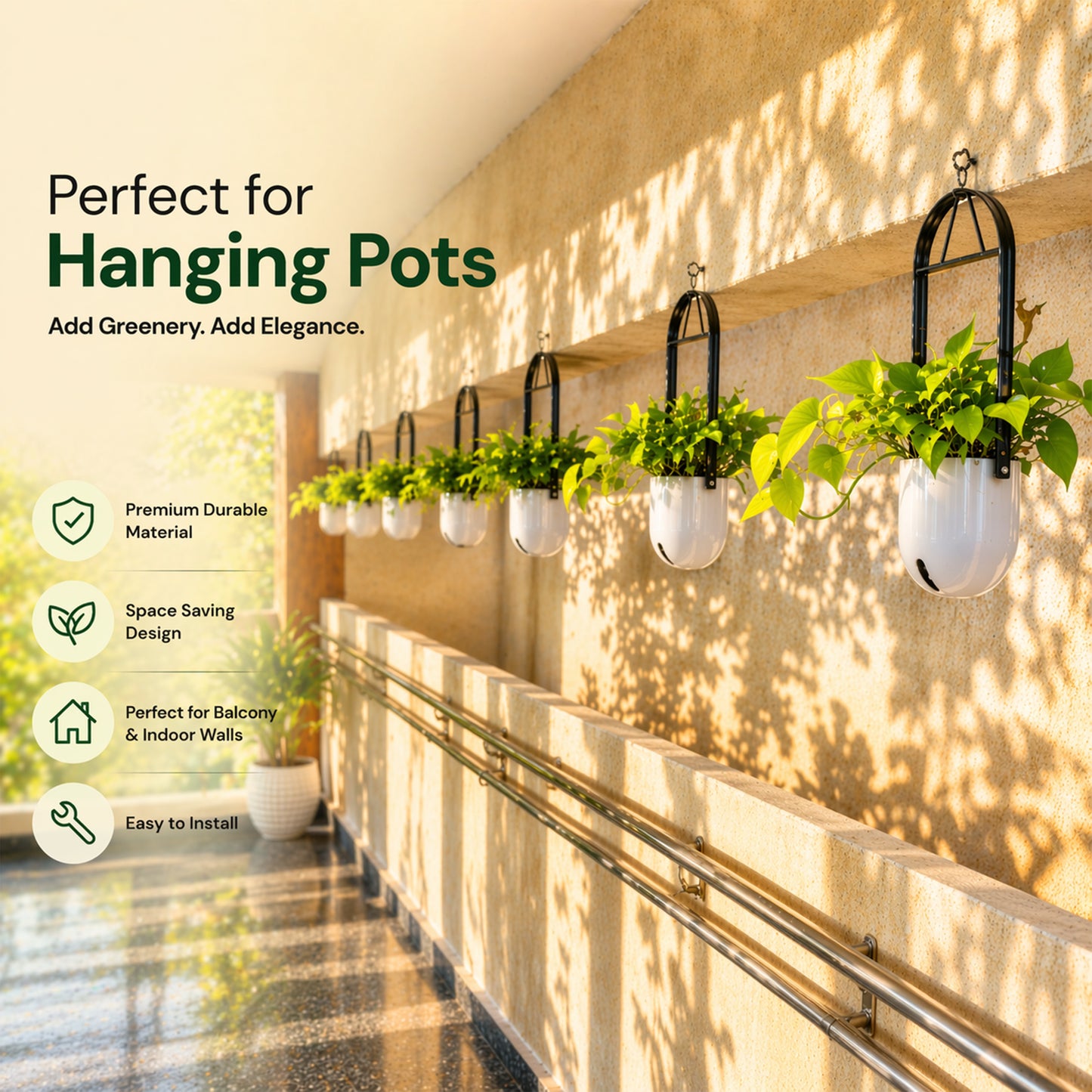 Sphere Hanging Pot