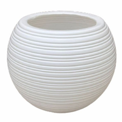 GARDENCIA JUPITER BIG 16 Inch Round(Matka) Planter Pot | Blow Molded Flower Pot for Indoor & Outdoor Plants | Lightweight Heavy Duty Garden Pot | Weather Resistant Decorative Planter for Home Garden & Terrace Garden