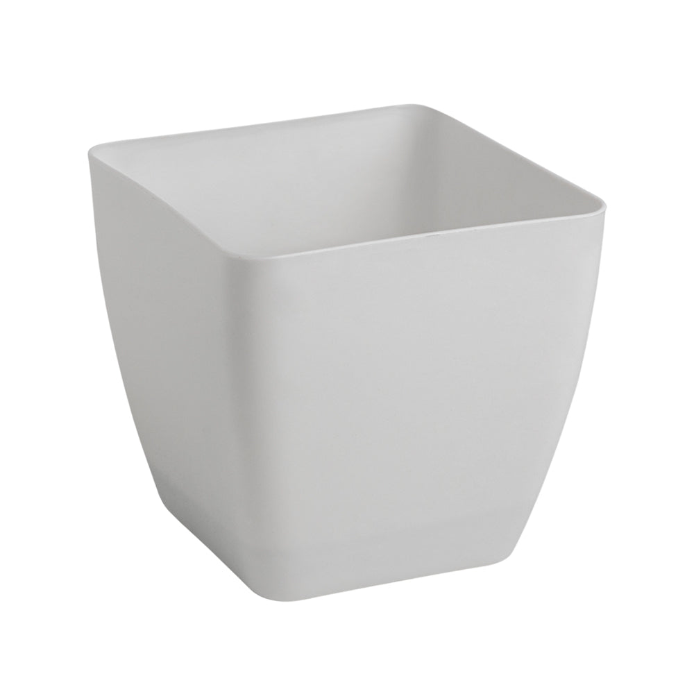 GARDENCIA Self Watering Flower Pot Lizza with Inner Tray, Plastic Planter, Lightweight, 15x15x18 cm, Pack of 7