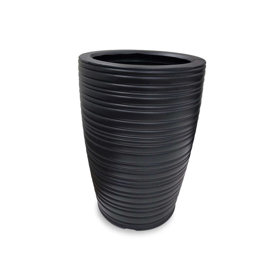 GARDENCIA VIVA 25 Inch Long Round Planter Pot | Blow Molded Flower Pot for Indoor & Outdoor Plants | Lightweight Heavy Duty Garden Pot | Weather Resistant Decorative Planter for Home Garden & Terrace Garden