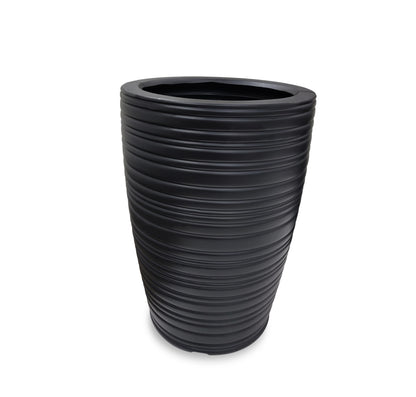 GARDENCIA VIVA 25 Inch Long Round Planter Pot | Blow Molded Flower Pot for Indoor & Outdoor Plants | Lightweight Heavy Duty Garden Pot | Weather Resistant Decorative Planter for Home Garden & Terrace Garden
