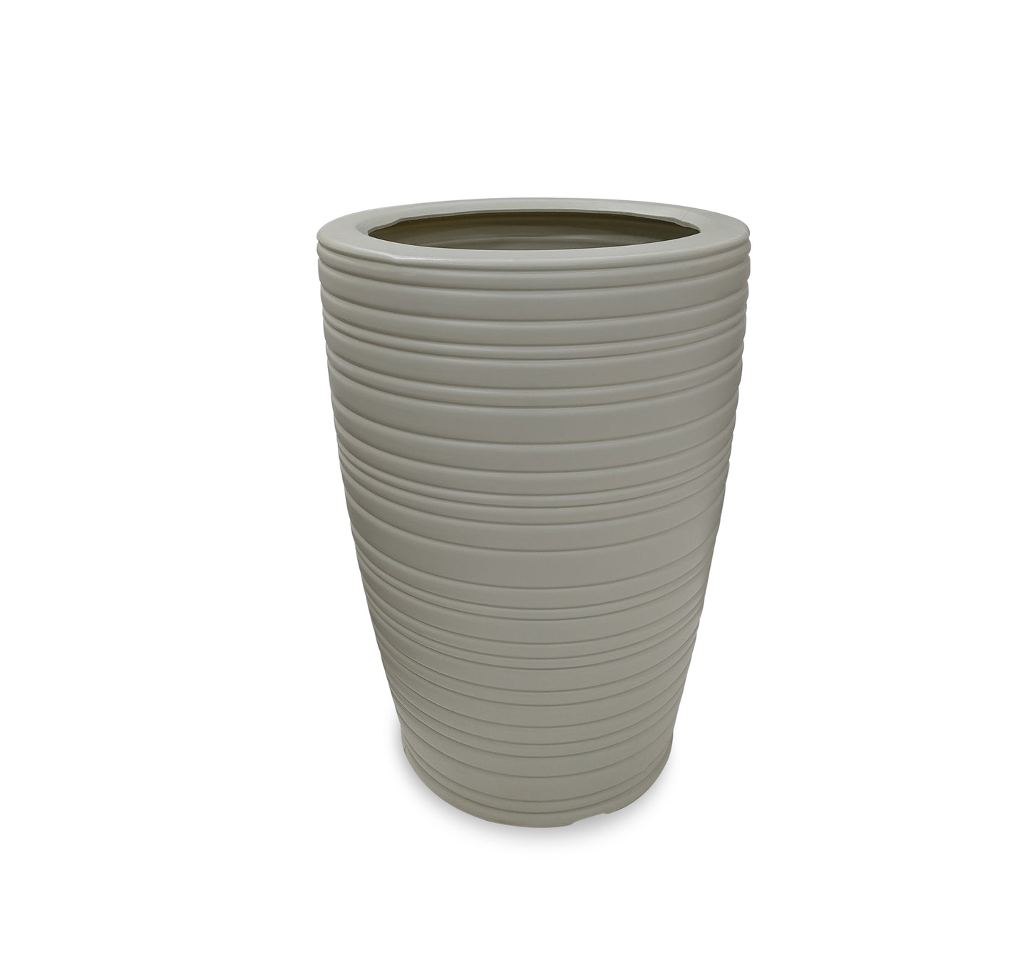GARDENCIA VIVA 25 Inch Long Round Planter Pot | Blow Molded Flower Pot for Indoor & Outdoor Plants | Lightweight Heavy Duty Garden Pot | Weather Resistant Decorative Planter for Home Garden & Terrace Garden